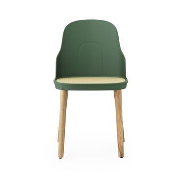 Allez molded wicker tuoli - Park green-tammi - Normann Copenhagen