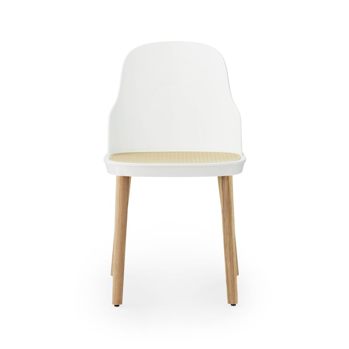 Allez molded wicker tuoli - Valkoinen-tammi - Normann Copenhagen