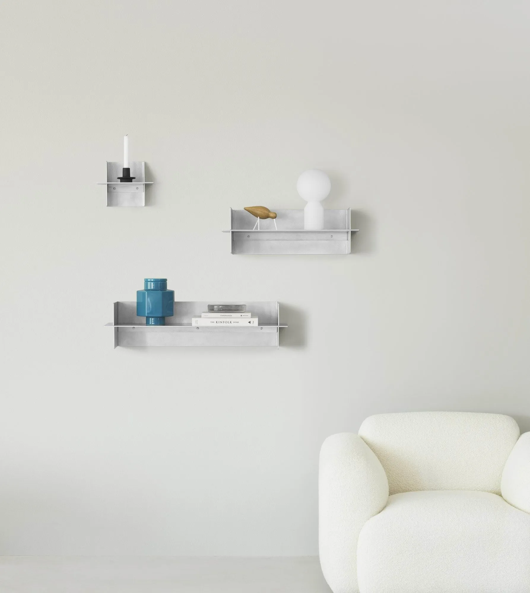 Alu Shelf hylly 80 cm, Alumiini Normann Copenhagen