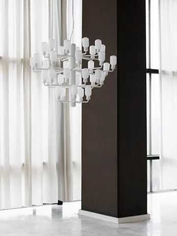 Amp kynttiläkruunu - White, large - Normann Copenhagen