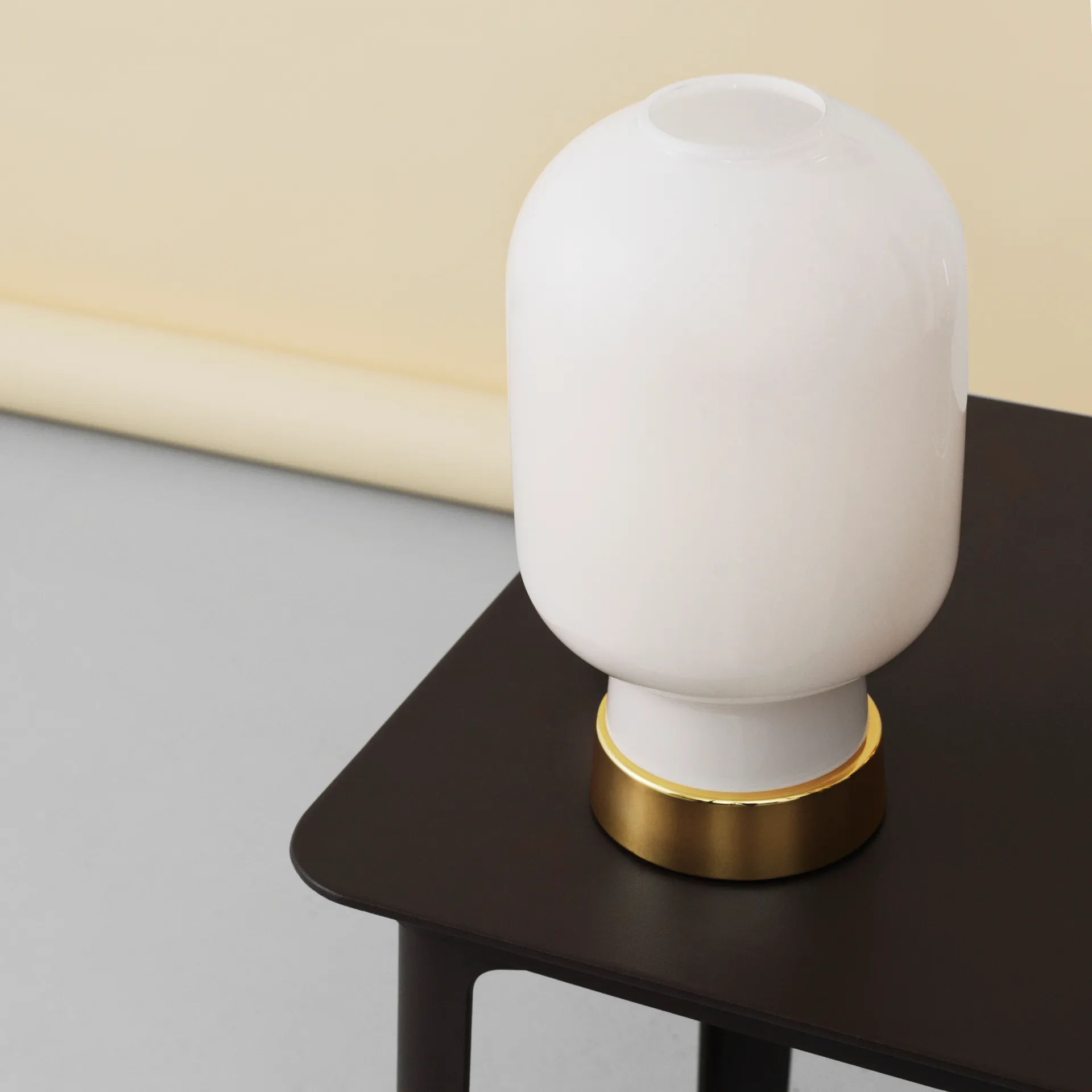 Amp pöytävalaisin, Valkoinen-messinki Normann Copenhagen