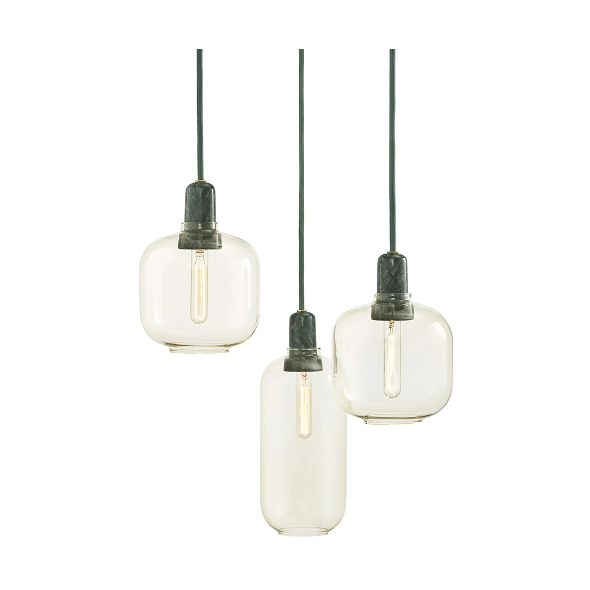 Amp valaisin iso, kulta-vihreä Normann Copenhagen