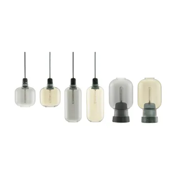 Amp valaisin pieni - harmaa-musta - Normann Copenhagen