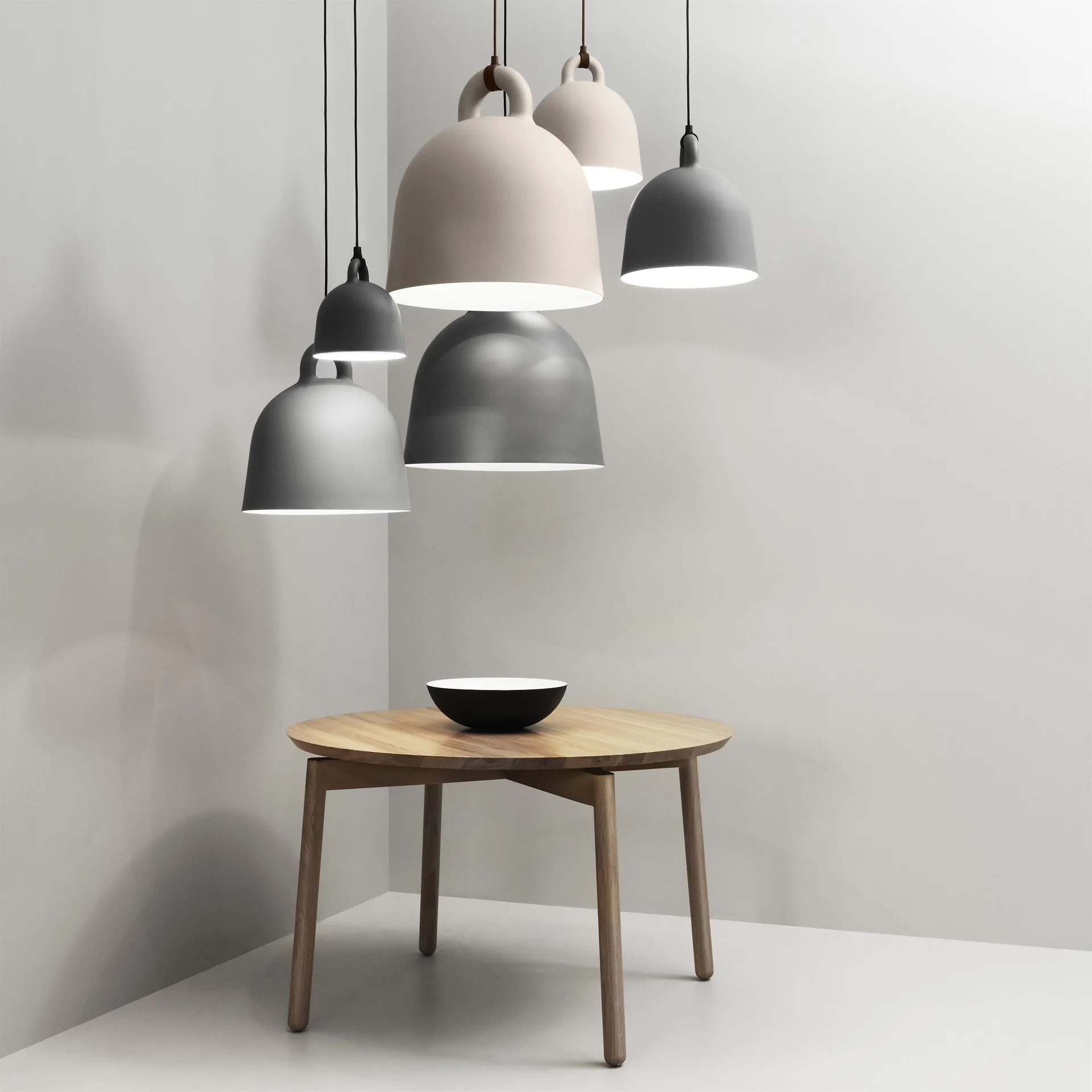 Bell valaisin harmaa, x-small Normann Copenhagen