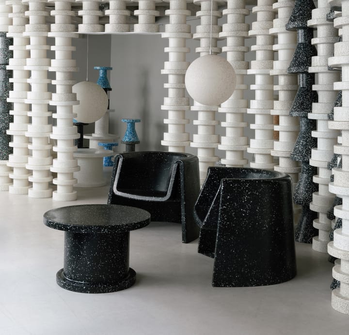 Bit Lounge Chair nojatuoli, Musta Normann Copenhagen