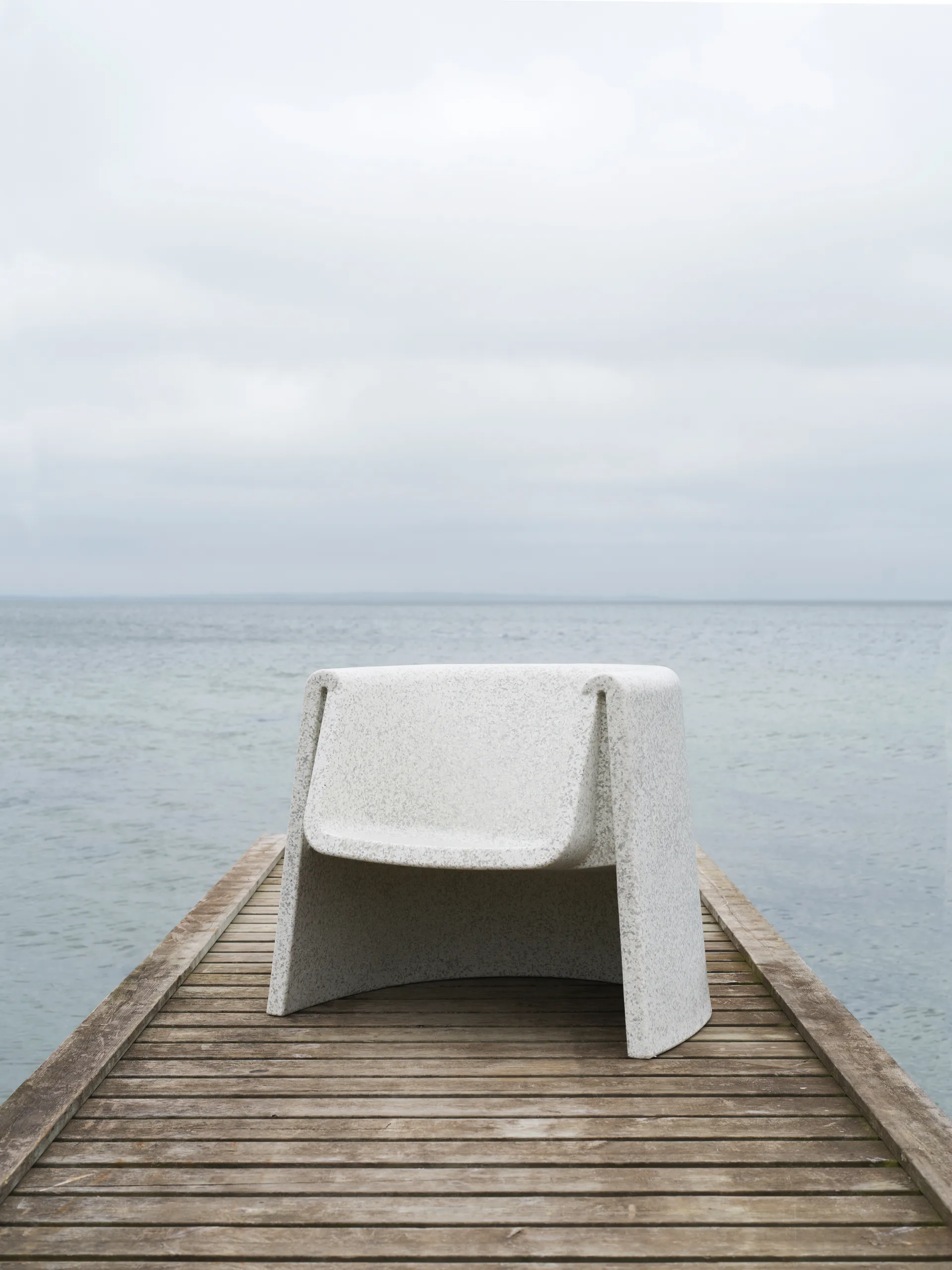 Bit Lounge Chair nojatuoli, Valkoinen Normann Copenhagen