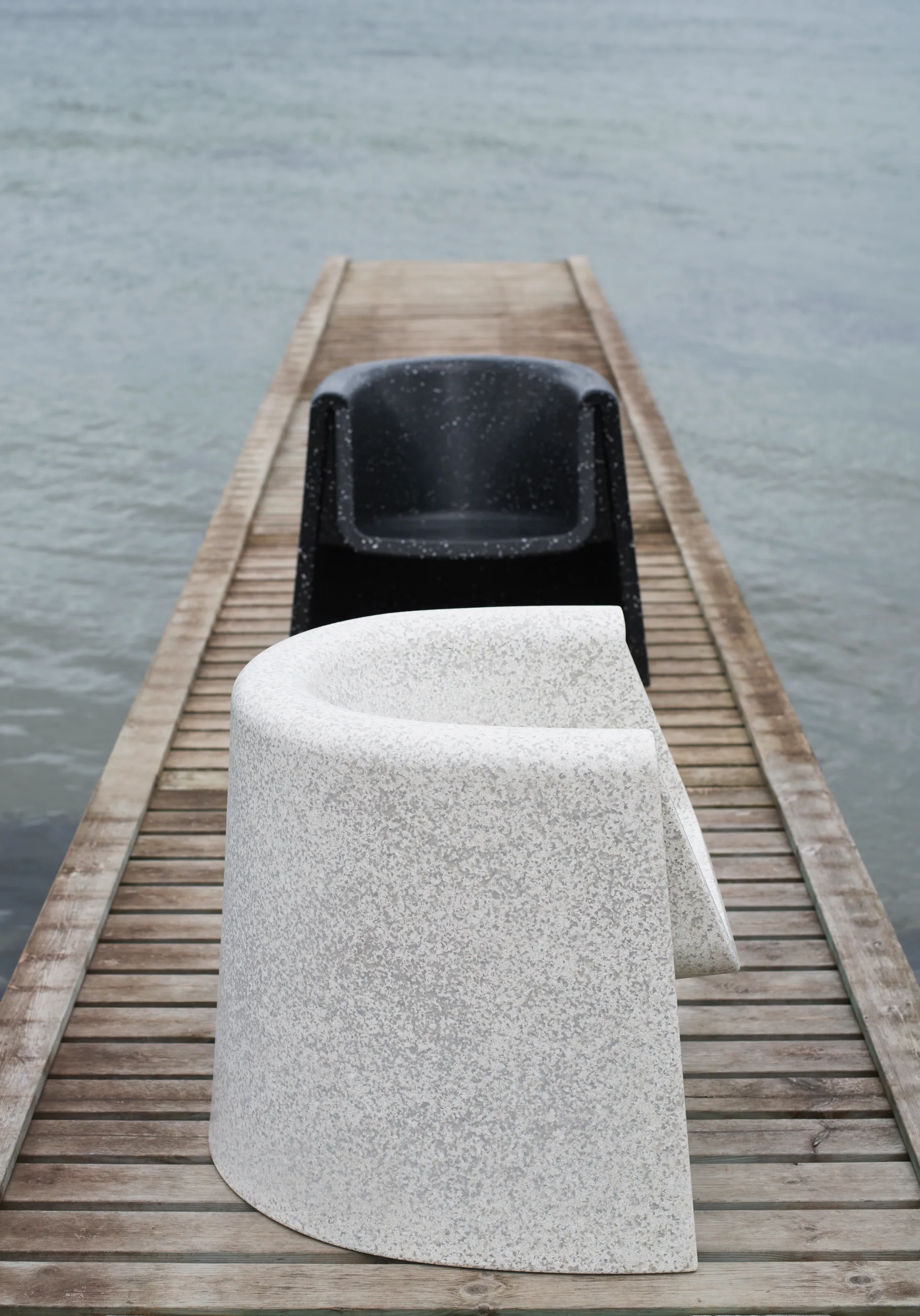 Bit Lounge Chair nojatuoli, Valkoinen Normann Copenhagen