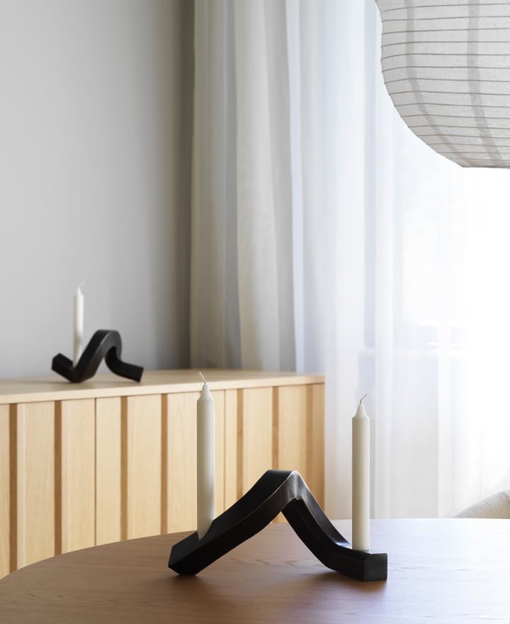 Crooked kynttilänjalka 1, Bronze Normann Copenhagen