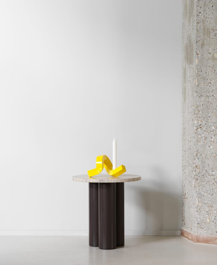 Crooked kynttilänjalka 1, Yellow Normann Copenhagen