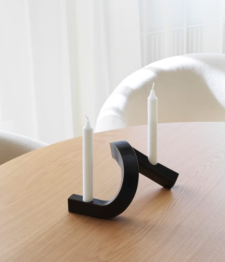 Crooked kynttilänjalka 2, Bronze Normann Copenhagen