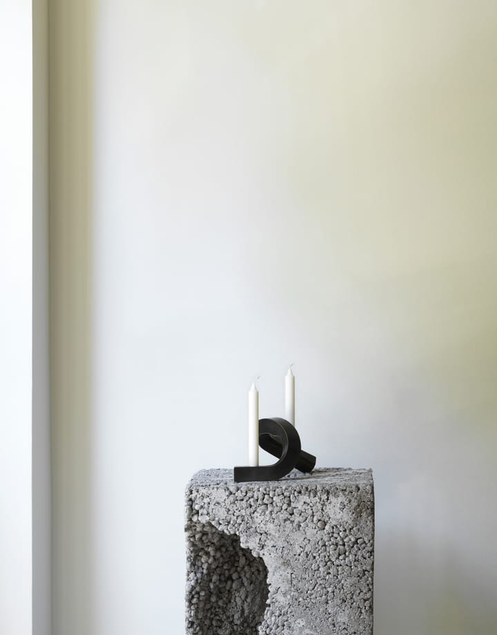 Crooked kynttilänjalka 2, Bronze Normann Copenhagen