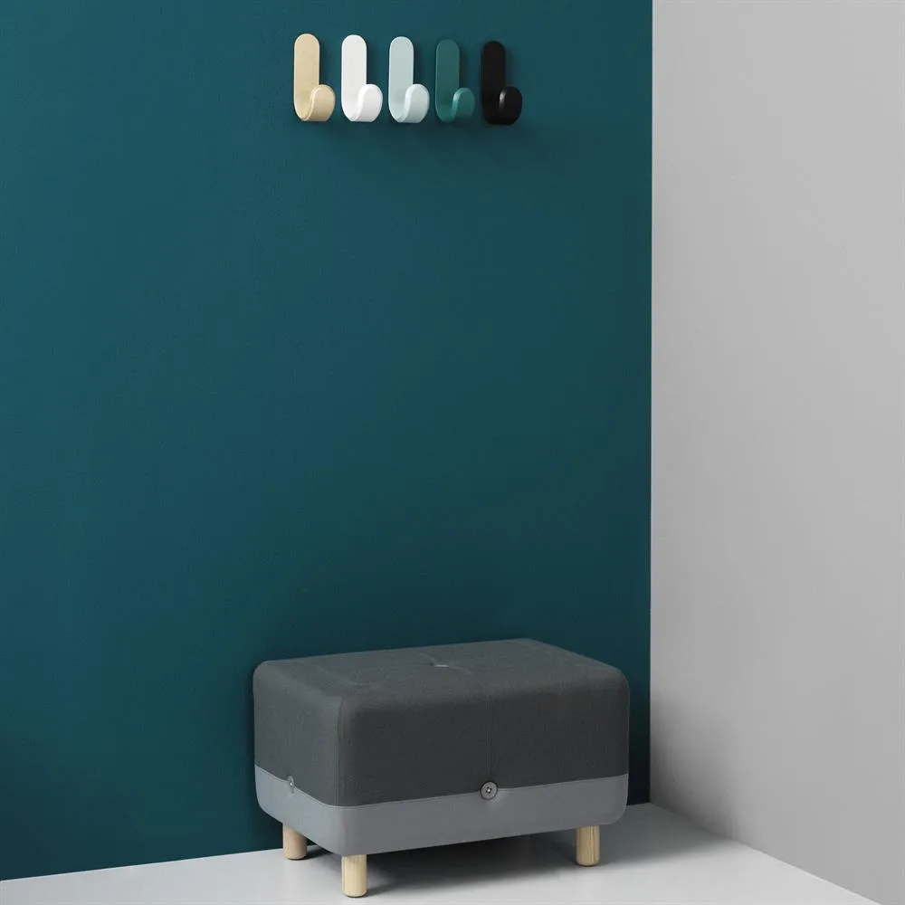 Curve koukku, valkoinen Normann Copenhagen