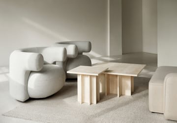 Edge sohvapöytä large - Travertine - Normann Copenhagen