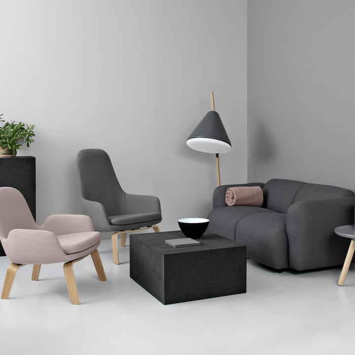 Era Low -loungetuoli - Nahka tango musta - Normann Copenhagen