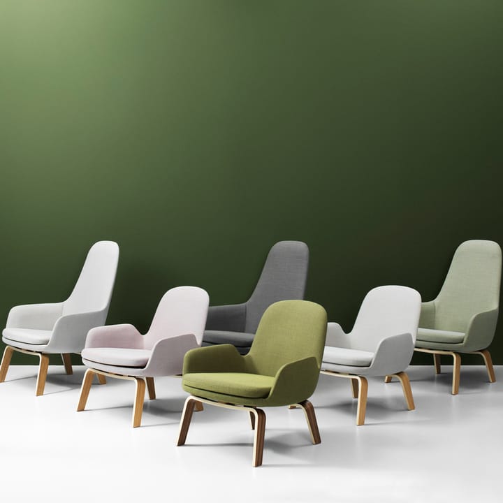 Era Low -loungetuoli, Nahka tango musta Normann Copenhagen