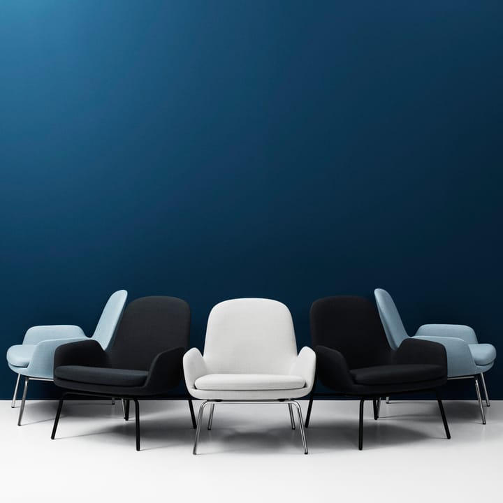 Era Low -loungetuoli, Nahka tango musta Normann Copenhagen