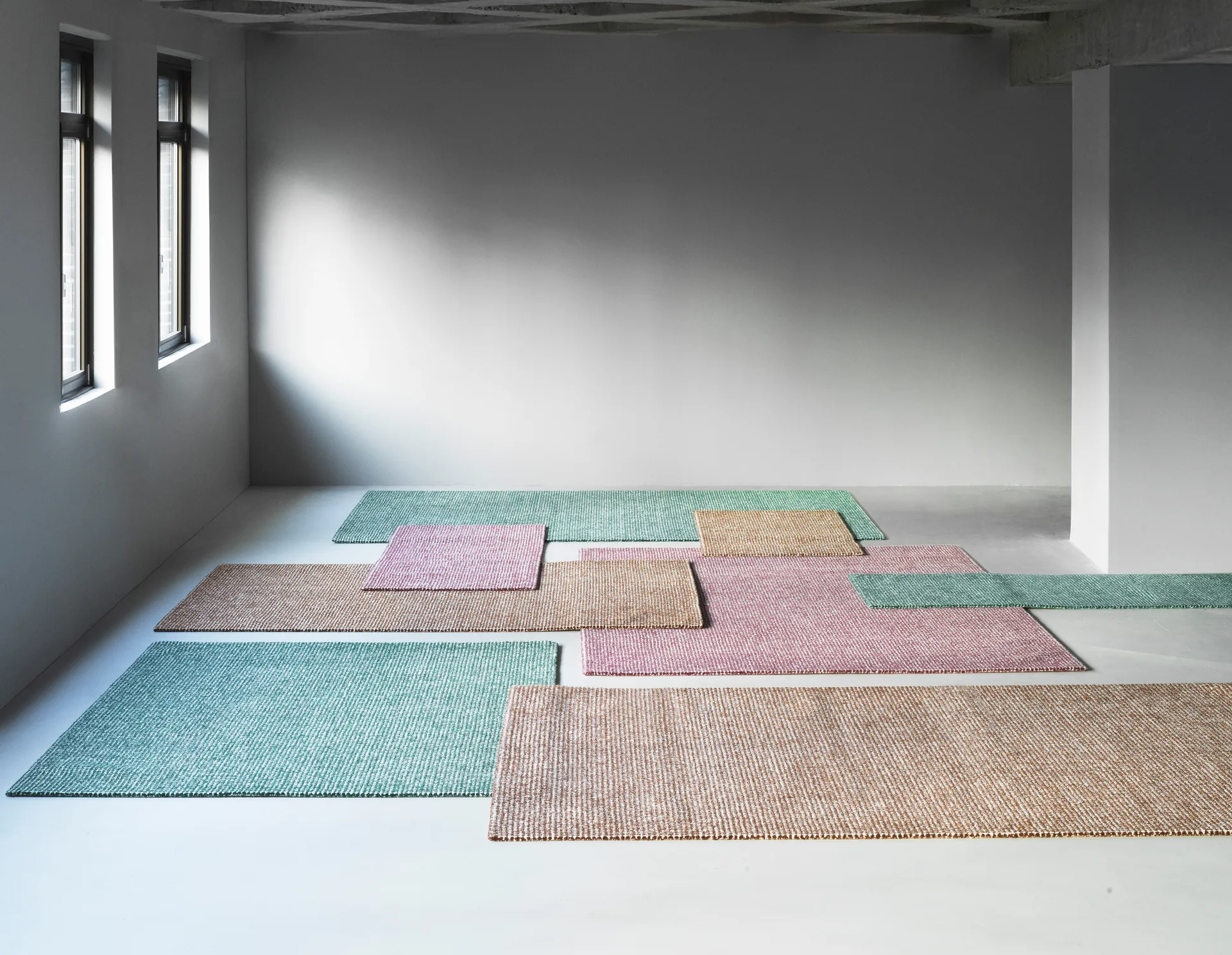 Flick matto, 200x300 cm punainen Normann Copenhagen