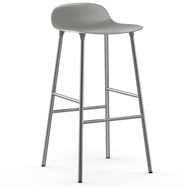 Form baarituoli kromatut jalat 75 cm - Harmaa - Normann Copenhagen