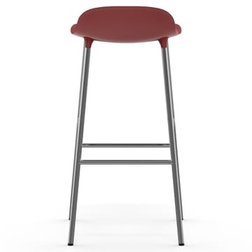 Form baarituoli kromatut jalat 75 cm - Punainen - Normann Copenhagen