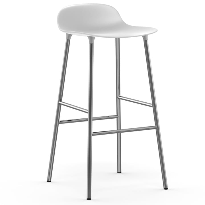 Form baarituoli kromatut jalat 75 cm - Valkoinen - Normann Copenhagen