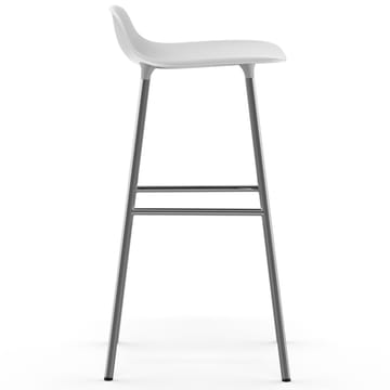 Form baarituoli kromatut jalat 75 cm - Valkoinen - Normann Copenhagen