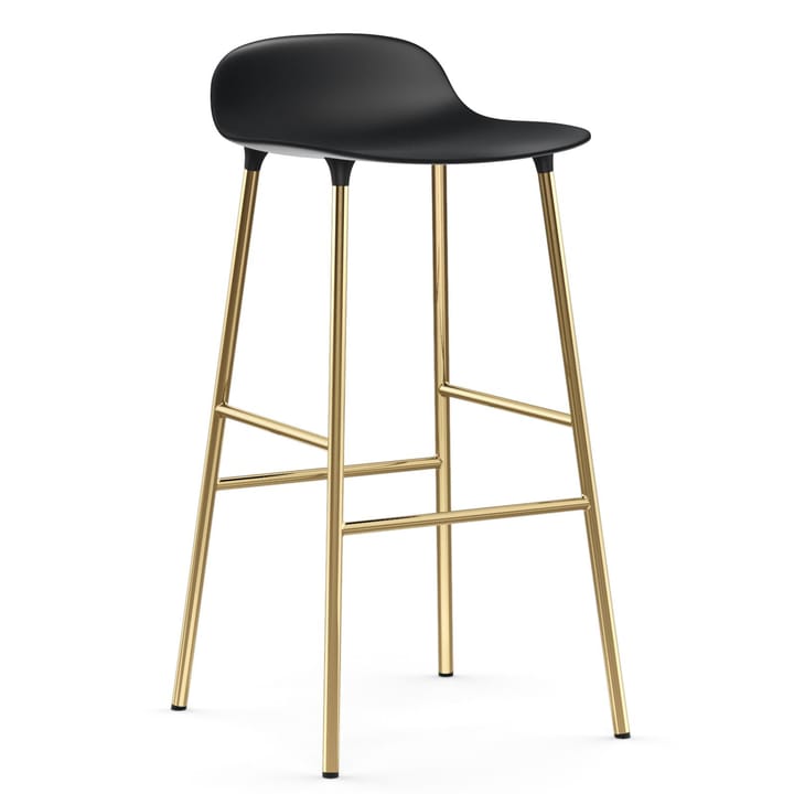 Form baarituoli messinkijalat 75 cm - Musta - Normann Copenhagen