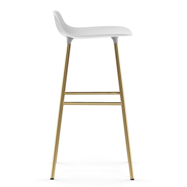 Form baarituoli messinkijalat 75 cm - Valkoinen - Normann Copenhagen