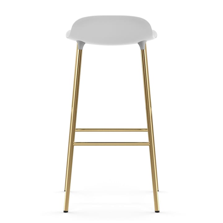 Form baarituoli messinkijalat 75 cm - Valkoinen - Normann Copenhagen