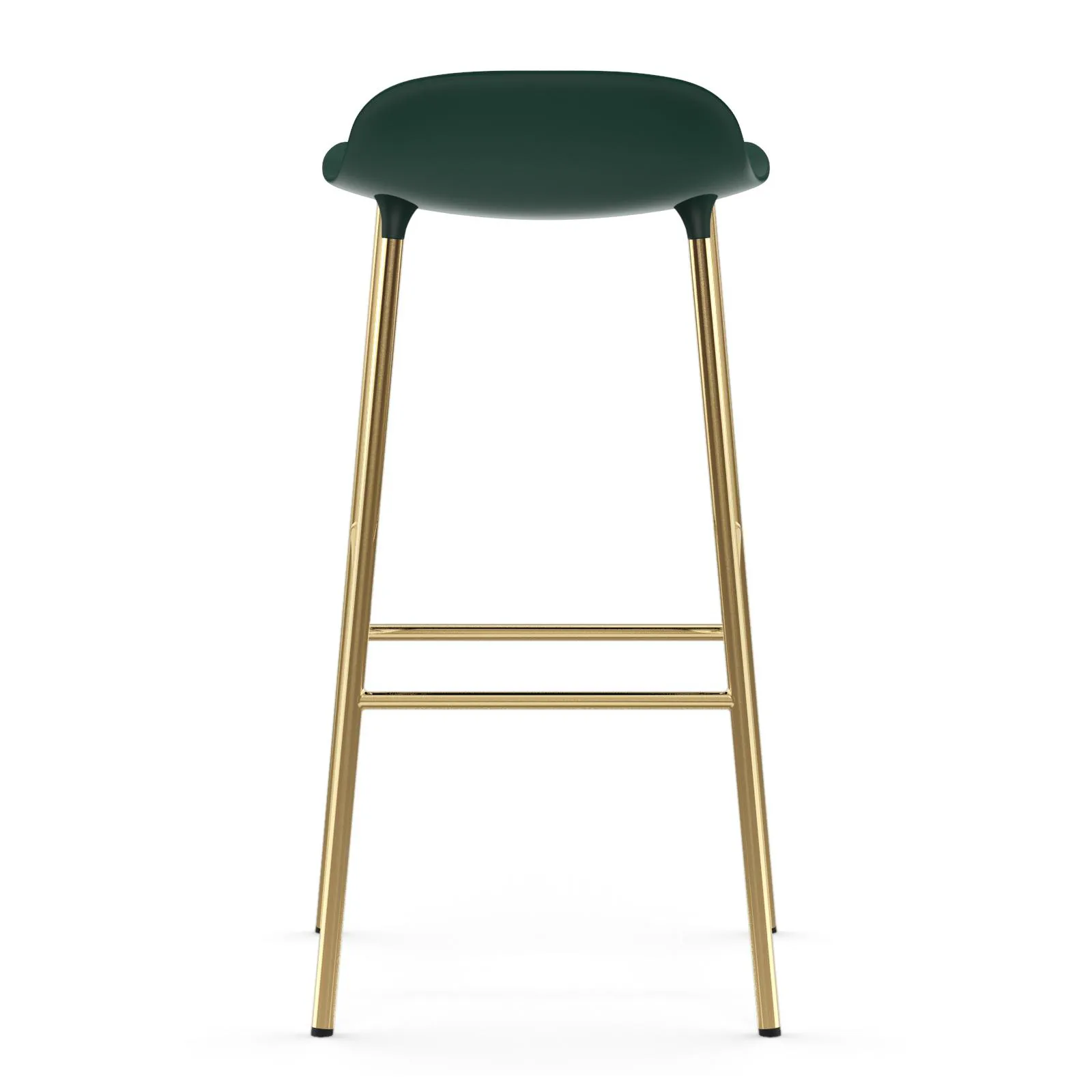 Form baarituoli messinkijalat 75 cm, Vihreä Normann Copenhagen