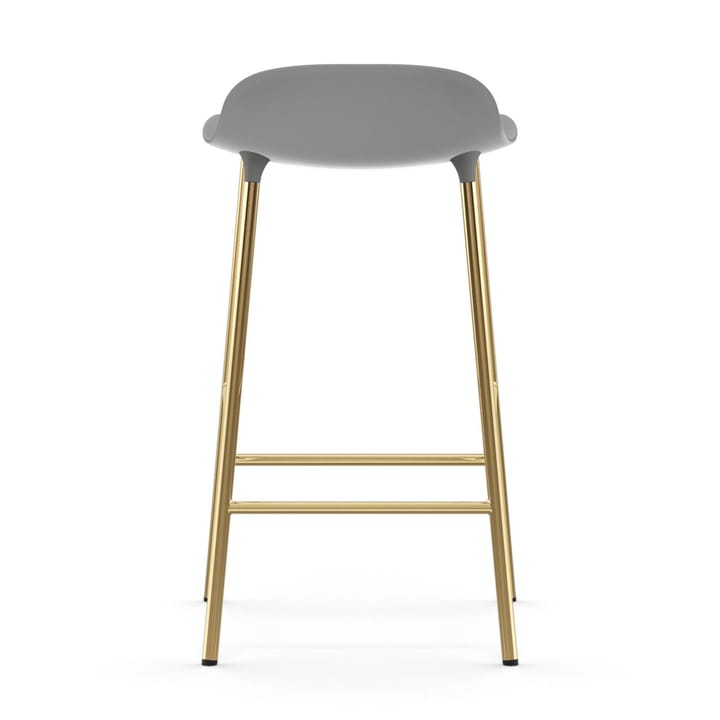 Form baarituoli messinkijalat - Harmaa - Normann Copenhagen