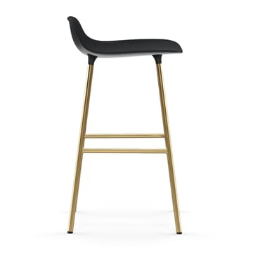 Form baarituoli messinkijalat - Musta - Normann Copenhagen