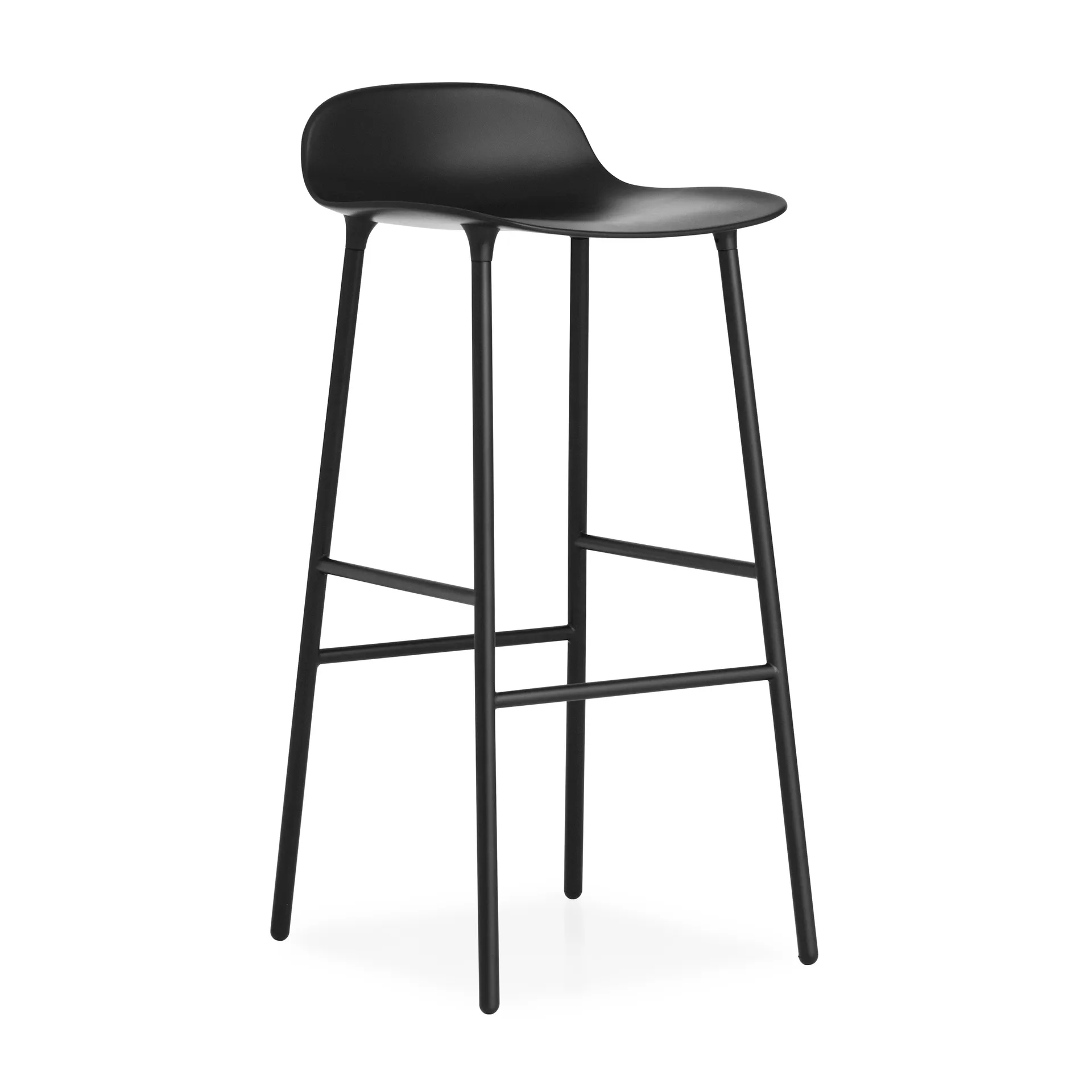 Form baarituoli metallijalat 75 cm, musta Normann Copenhagen