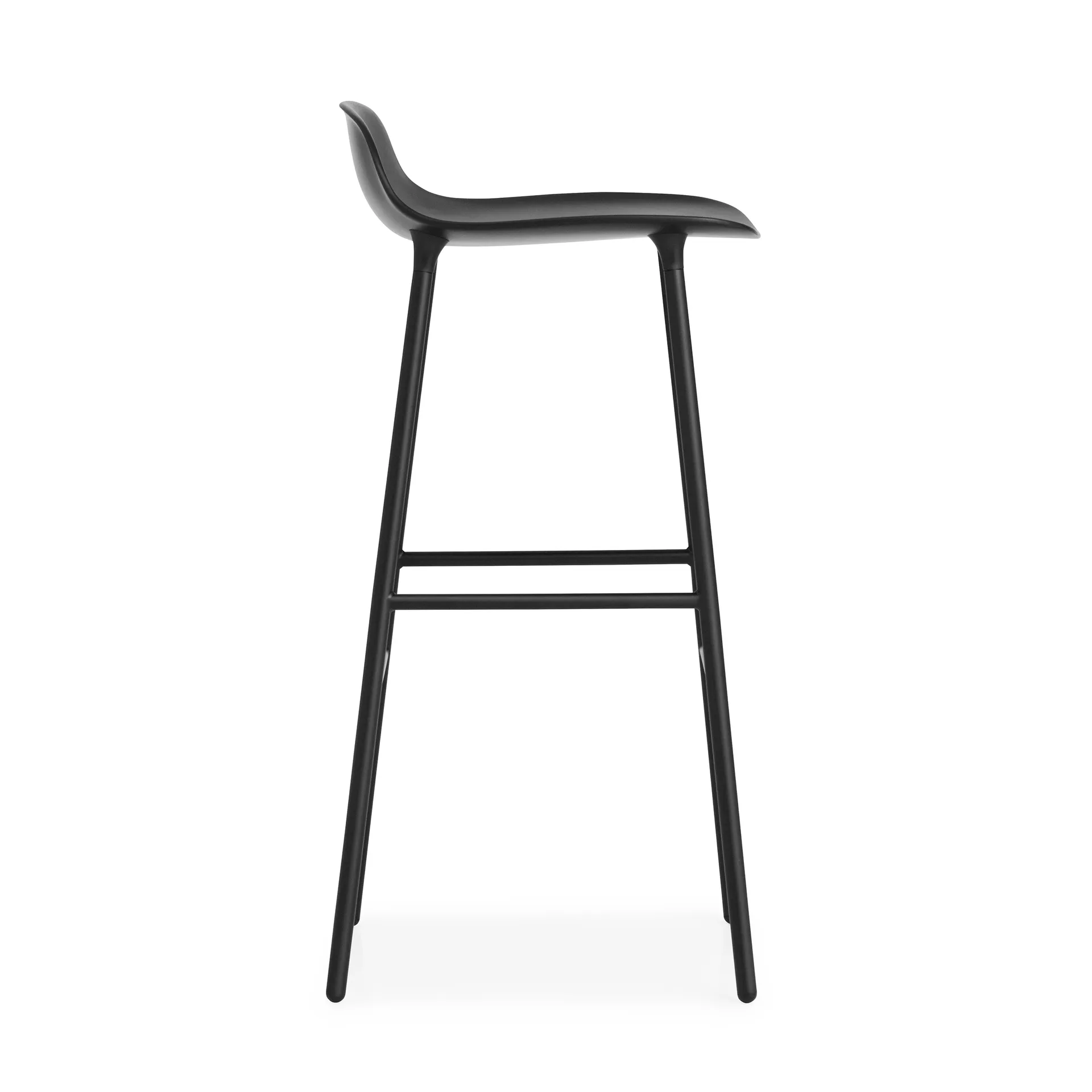 Form baarituoli metallijalat 75 cm, musta Normann Copenhagen