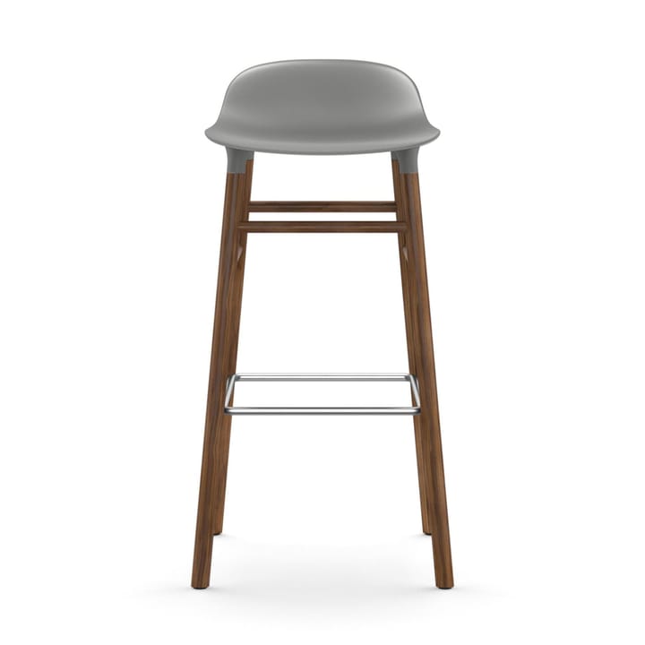 Form baarituoli saksanpähkinäjalat 75 cm, harmaa Normann Copenhagen