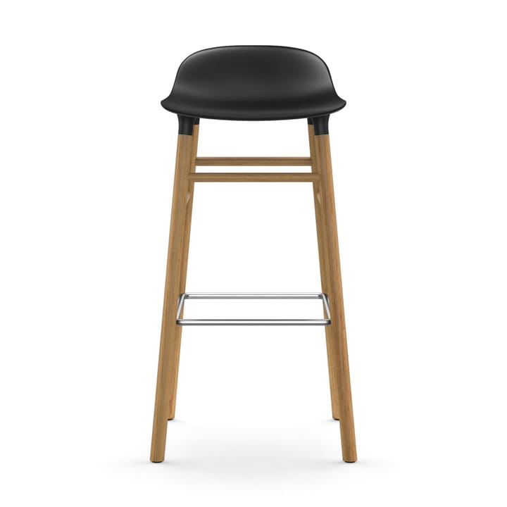 Form baarituoli tammijalat 75 cm, musta Normann Copenhagen
