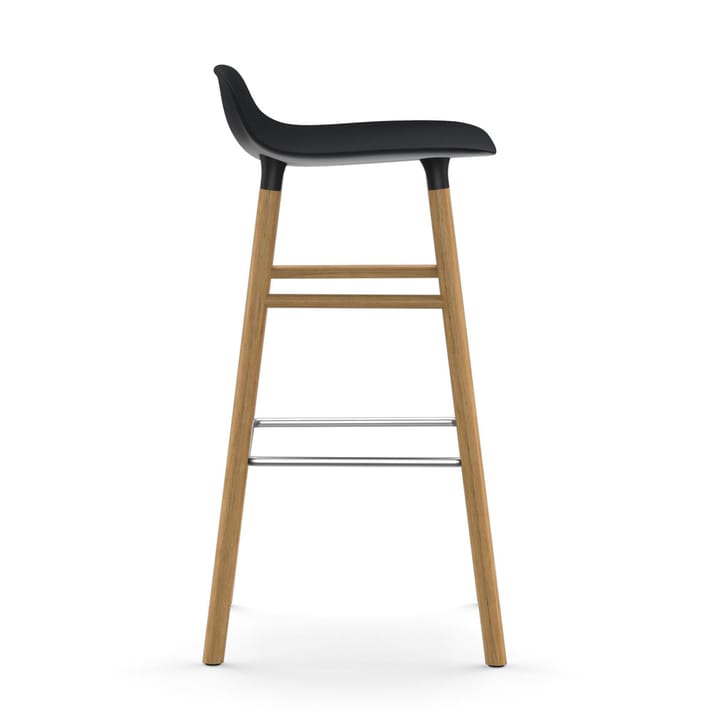 Form baarituoli tammijalat 75 cm, musta Normann Copenhagen