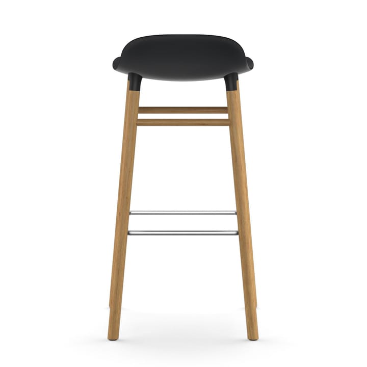 Form baarituoli tammijalat 75 cm, musta Normann Copenhagen
