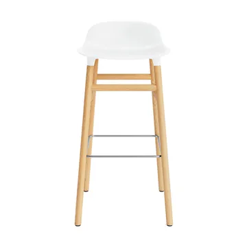 Form baarituoli tammijalat 75 cm - valkoinen - Normann Copenhagen