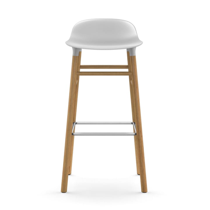 Form baarituoli tammijalat 75 cm, valkoinen Normann Copenhagen