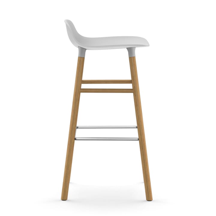 Form baarituoli tammijalat 75 cm, valkoinen Normann Copenhagen