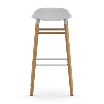 Form baarituoli tammijalat 75 cm - valkoinen - Normann Copenhagen