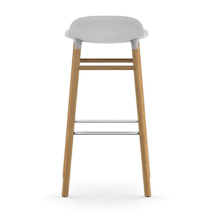 Form baarituoli tammijalat 75 cm, valkoinen Normann Copenhagen