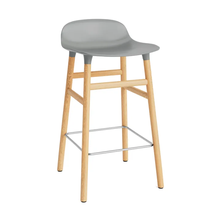 Form Chair baarijakkara Jalat tammea - harmaa - Normann Copenhagen