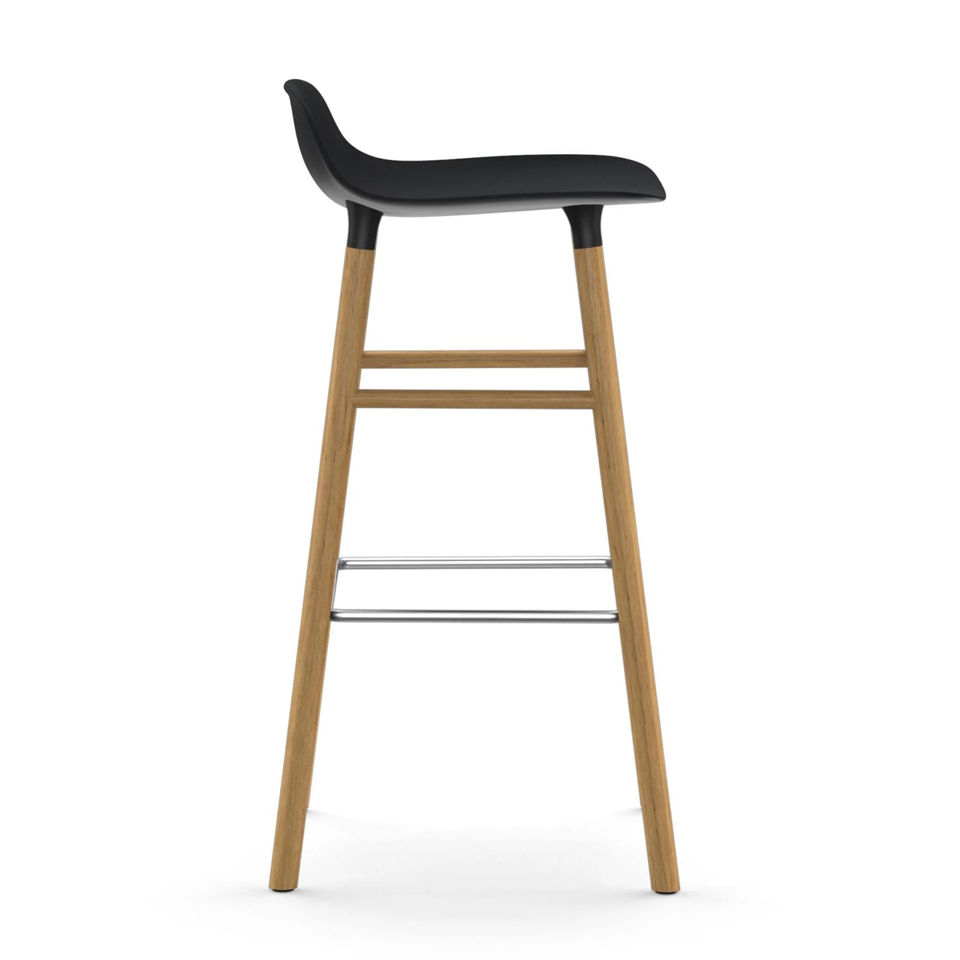Form Chair baarijakkara Jalat tammea, musta Normann Copenhagen
