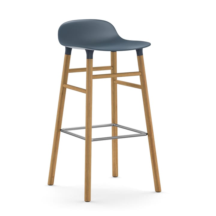 Form Chair baarijakkara Jalat tammea - sininen - Normann Copenhagen