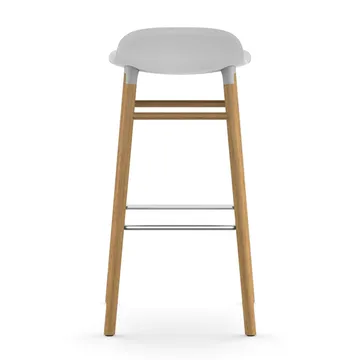 Form Chair baarijakkara Jalat tammea - valkoinen - Normann Copenhagen