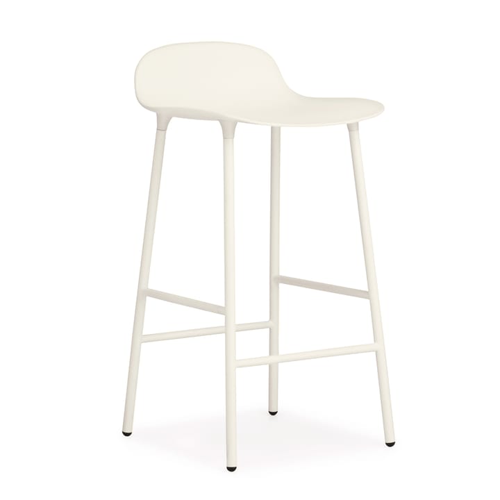 Form Chair baarijakkara metallijalat - valkoinen - Normann Copenhagen