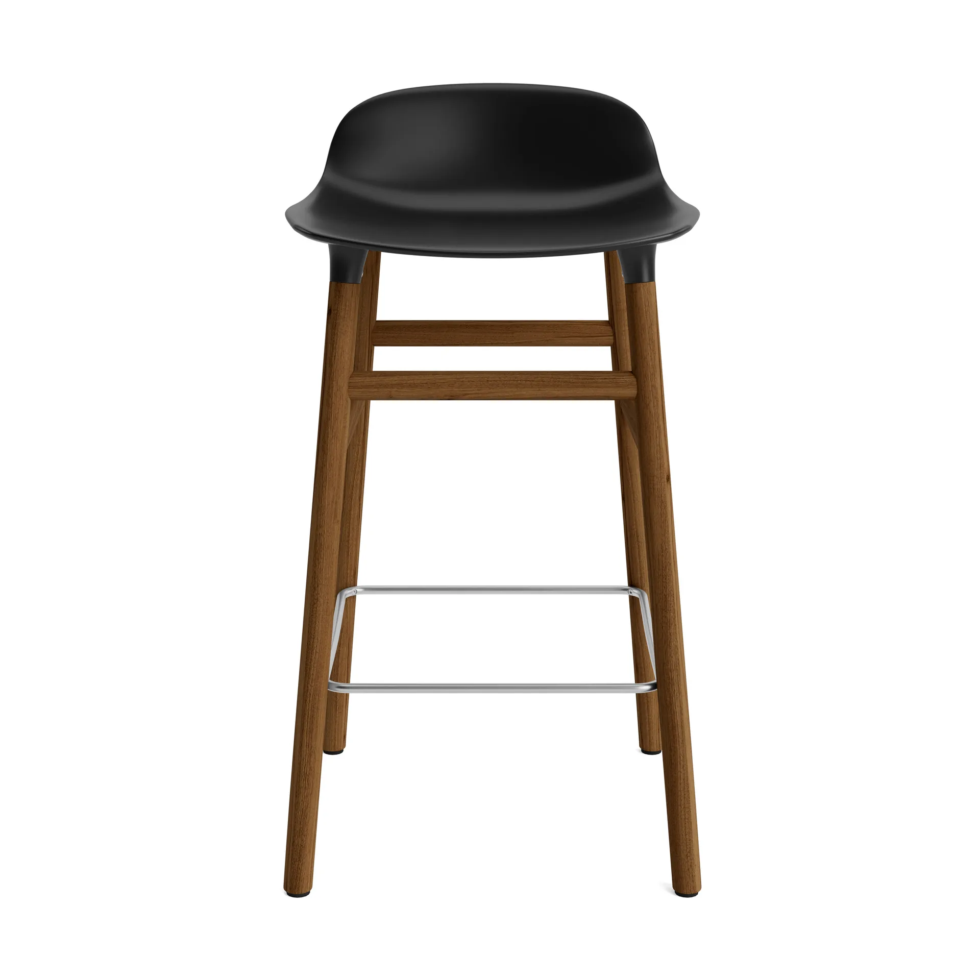 Form Chair baarijakkara pähkinäjalat, musta Normann Copenhagen