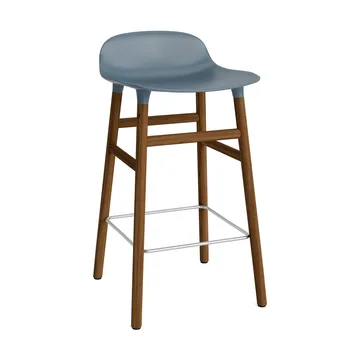 Form Chair baarijakkara pähkinäjalat - sininen - Normann Copenhagen