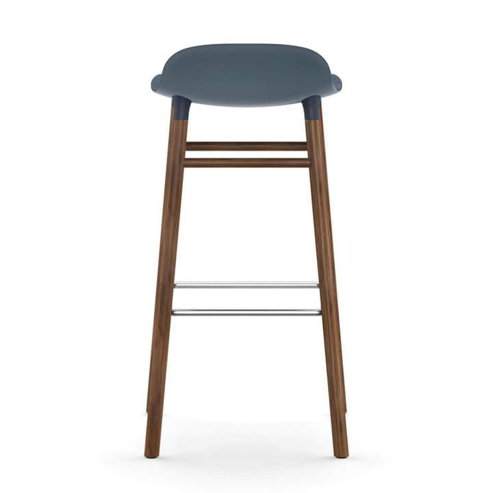 Form Chair baarijakkara pähkinäjalat, sininen Normann Copenhagen